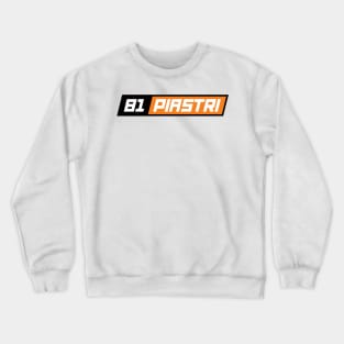 Oscar Piastri 81 F1 Driver Crewneck Sweatshirt